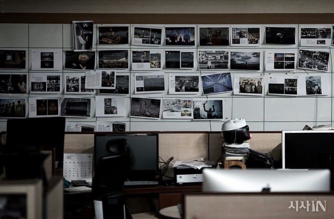  지면 제작의 풍경. ⓒ시사IN 신선영